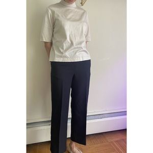 Light grey/silver jersey top with turtle neck